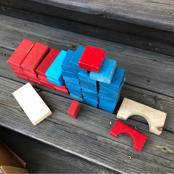 70’s Playskool wooden blocks - Picture 2 of 8